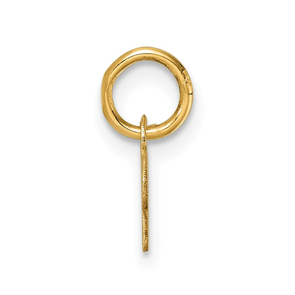 14k Polished and Satin Horizontal 2023 Charm