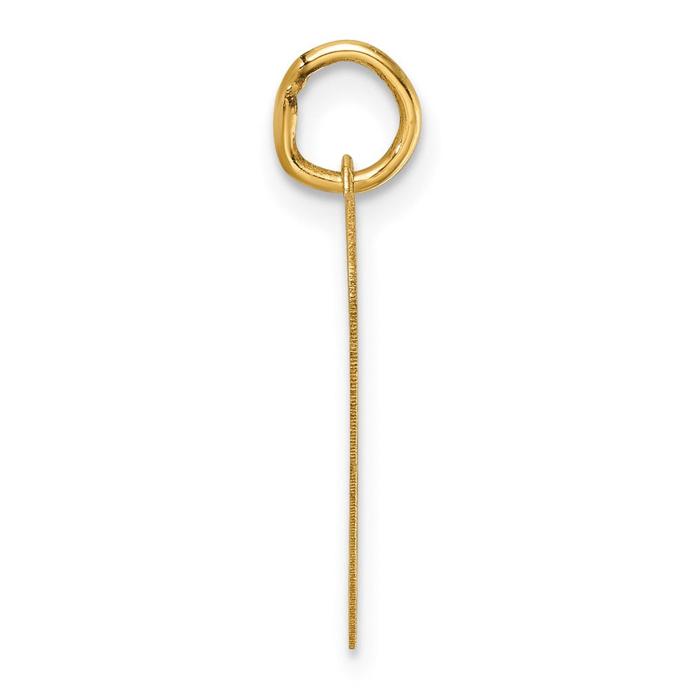 14k Polished Class of 2024 Heart Charm
