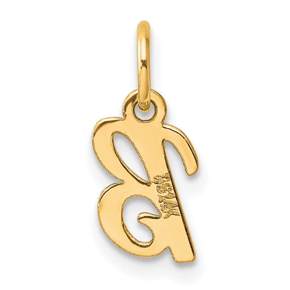 14K Small Script Letter B Initial Charm