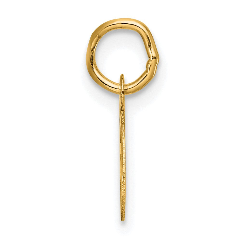 14K Small Script Letter G Initial Charm