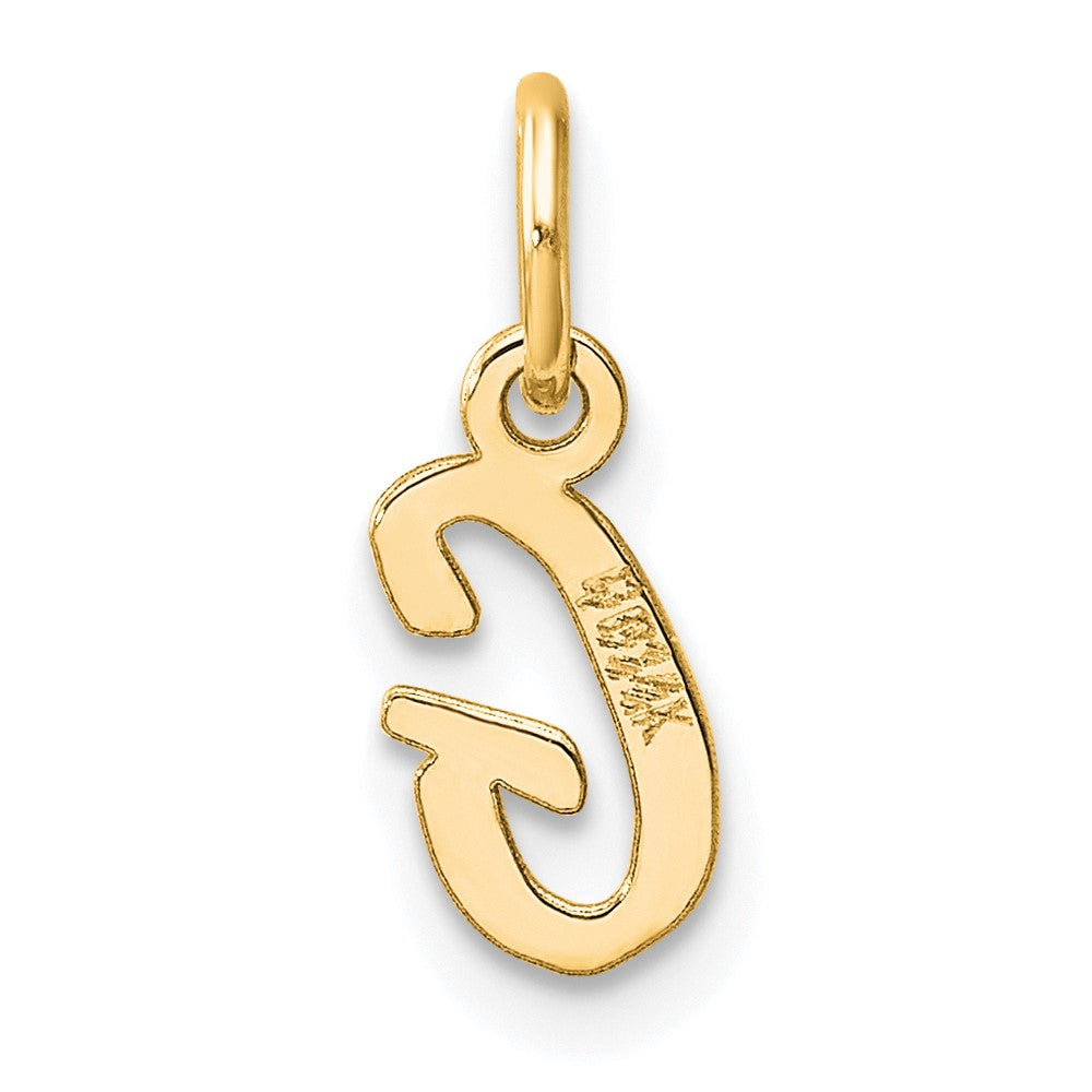14K Small Script Letter G Initial Charm