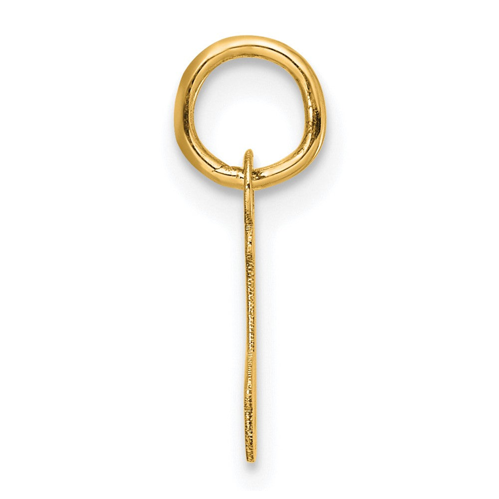 14K Small Script Letter J Initial Charm