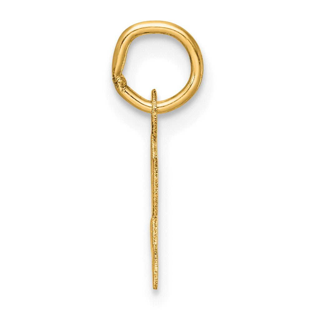 14K Small Script Letter L Initial Charm