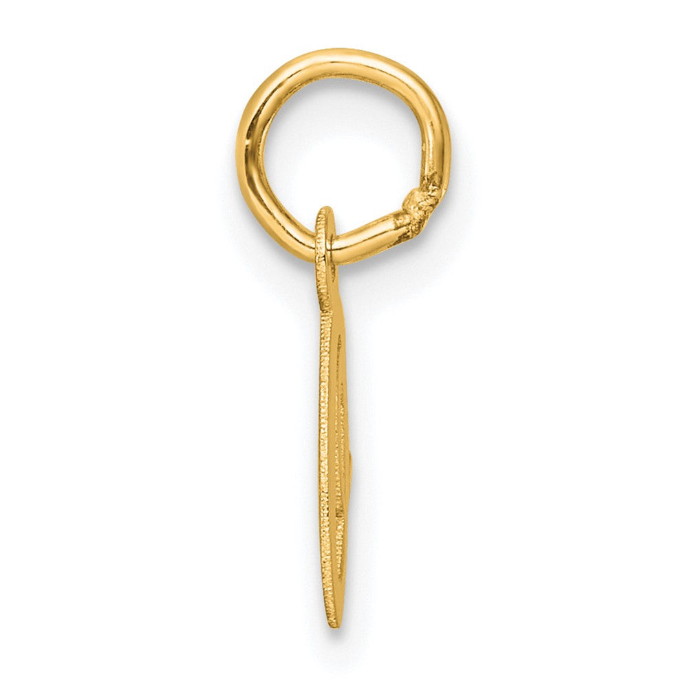 14K Small Script Letter O Initial Charm
