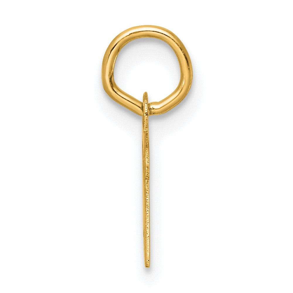 14K Small Script Letter R Initial Charm
