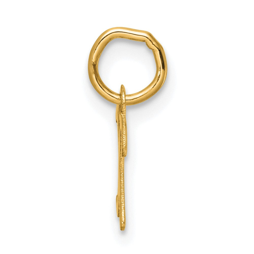 14K Small Script Letter X Initial Charm