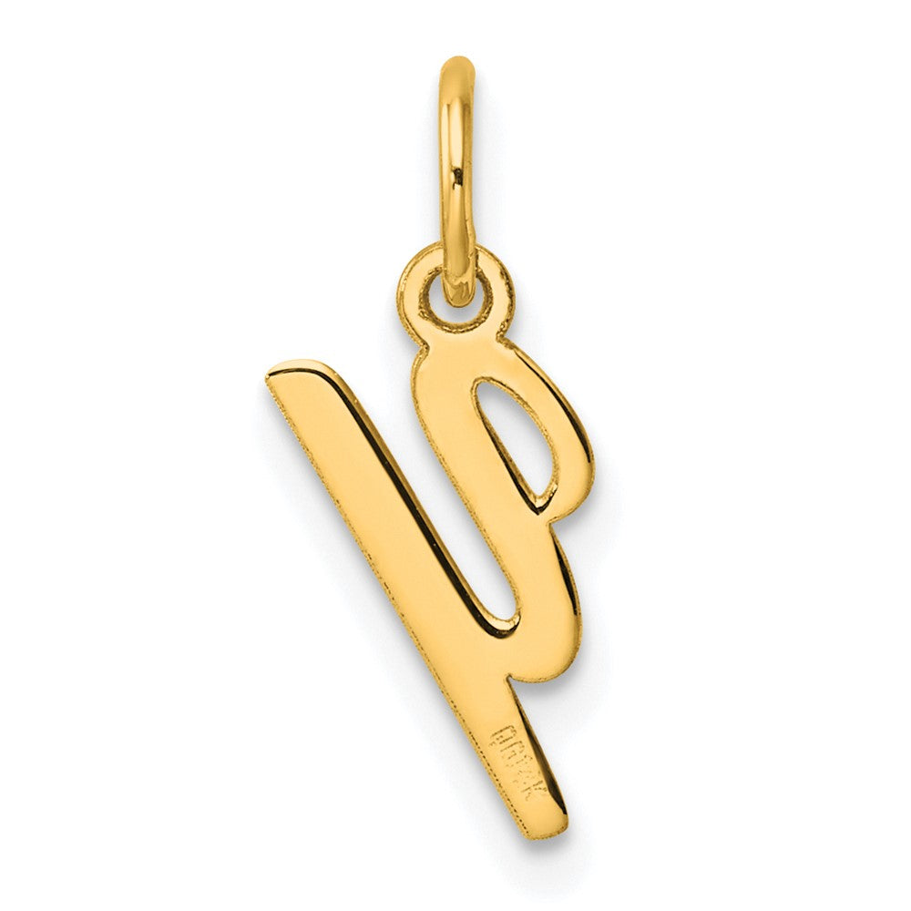 14K Small Script Letter Y Initial Charm