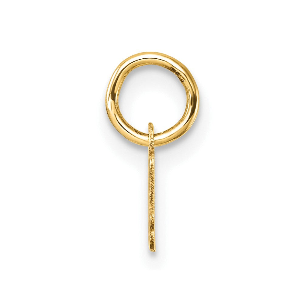 14k Polished and Satin Horizontal 2024 Charm
