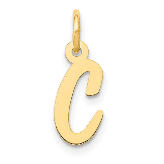 14k Small Script Letter C Initial Charm