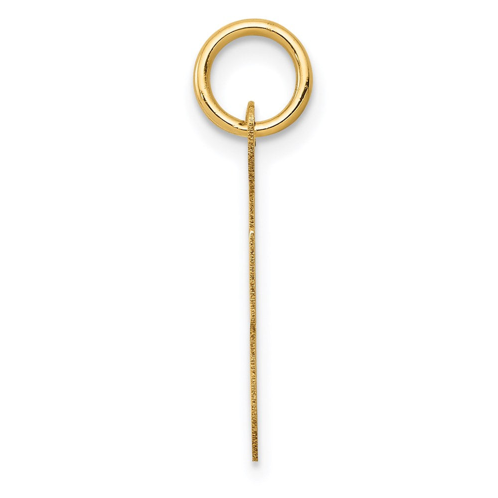 14k Medium Script Letter F Initial Charm