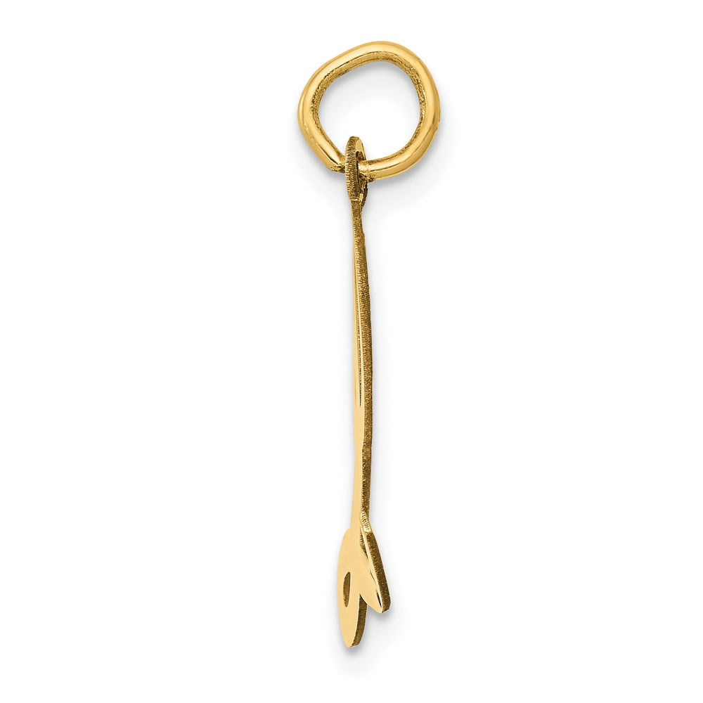 14k Large Script Letter L Initial Charm