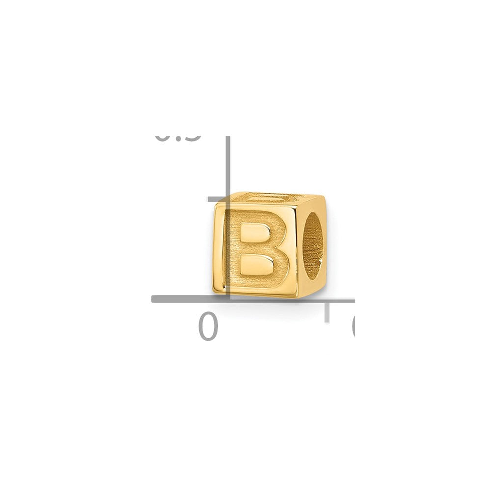14ky Alphabet Bead Letter B