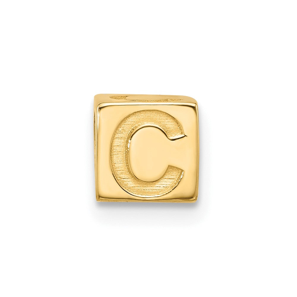 14ky Alphabet Bead Letter C
