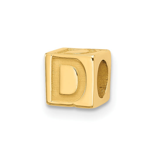 14ky Alphabet Bead Letter D