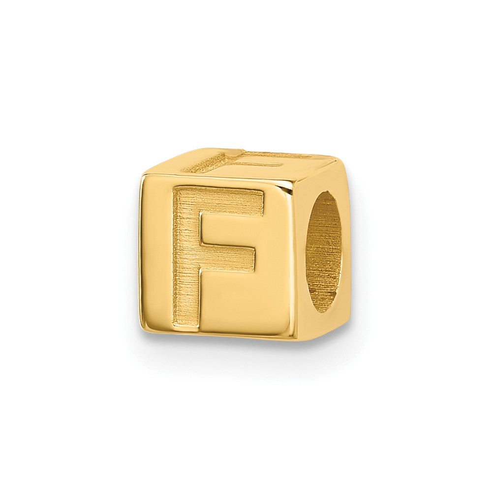 14ky Alphabet Bead Letter F