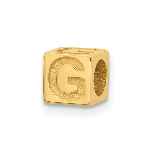 14ky Alphabet Bead Letter G