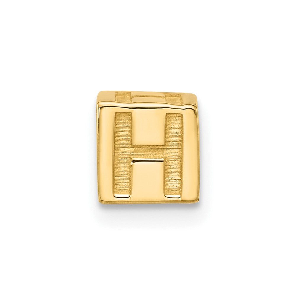 14ky Alphabet Bead Letter H