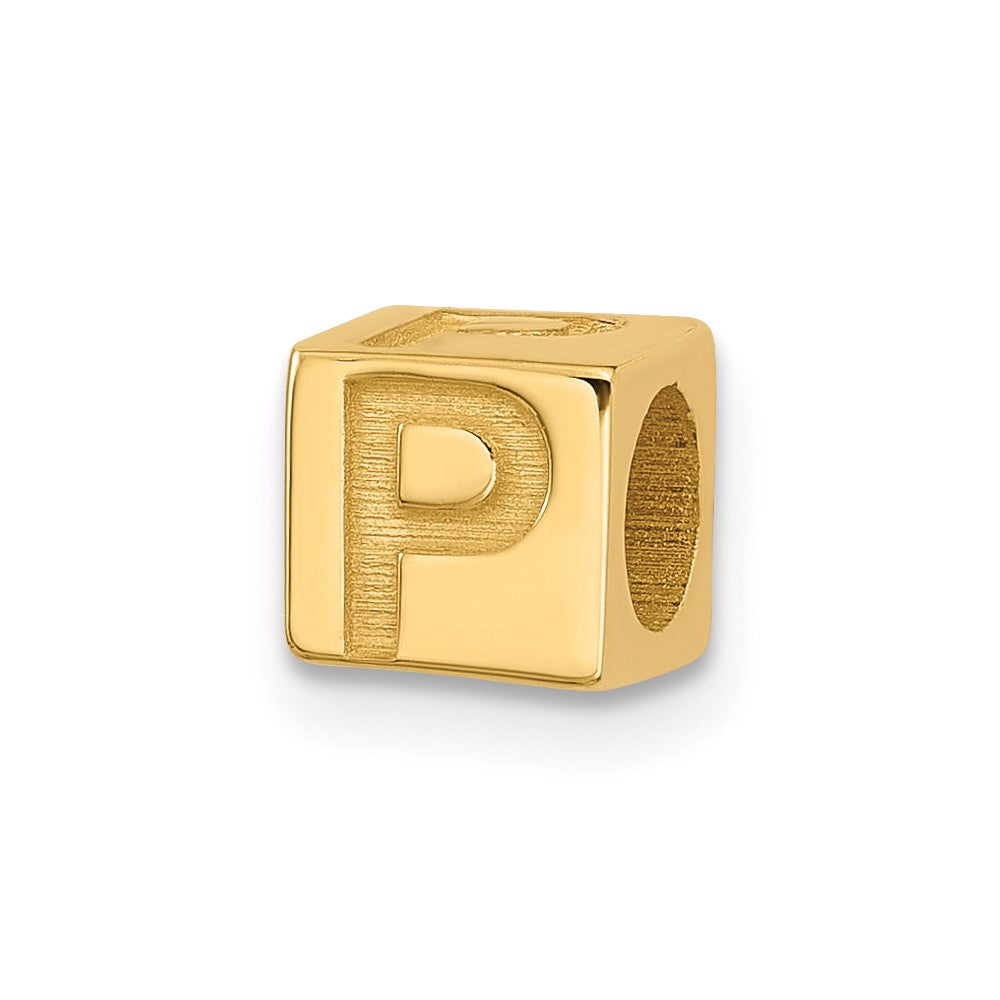 14ky Alphabet Bead Letter P