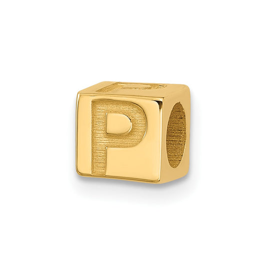 14ky Alphabet Bead Letter P