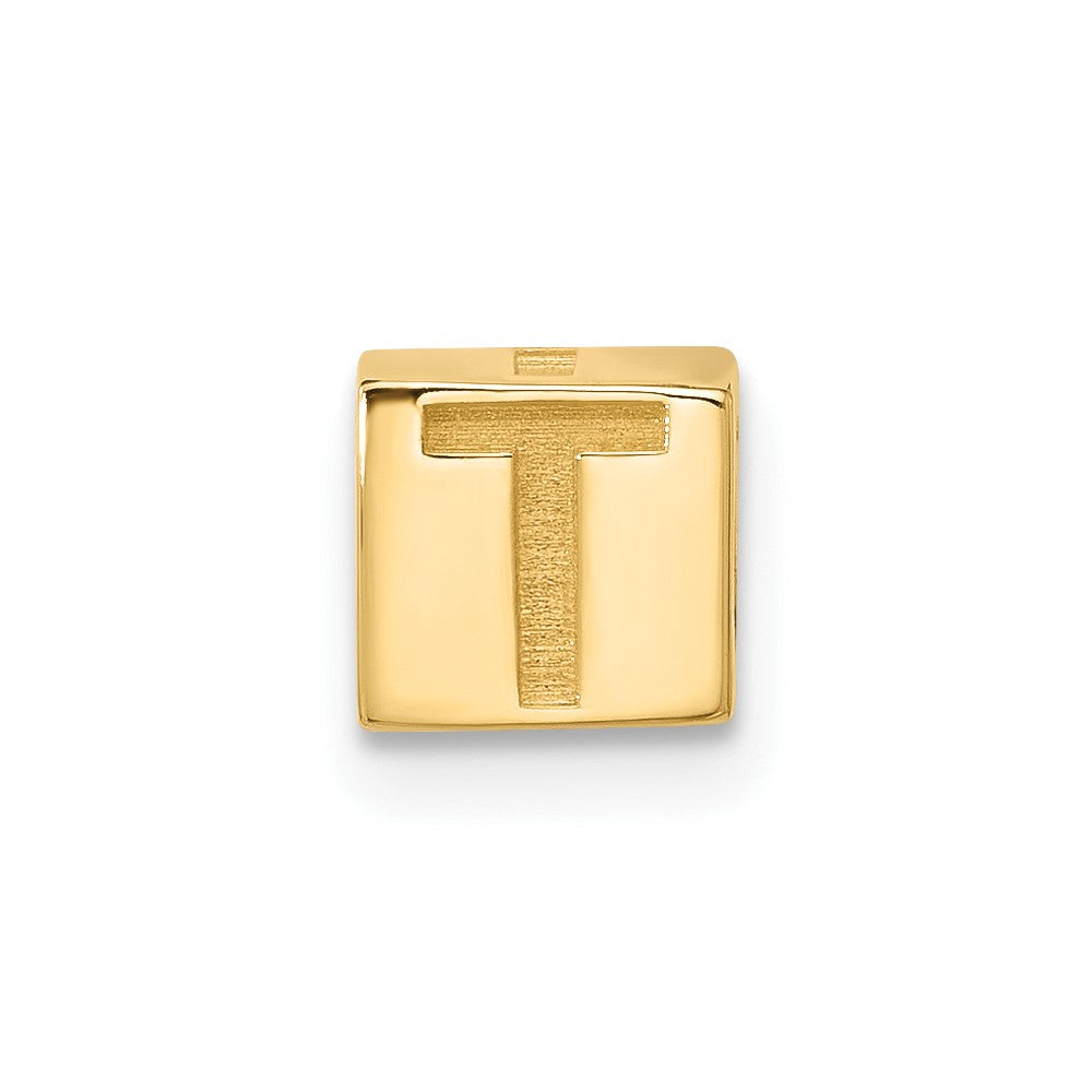 14ky Alphabet Bead Letter T