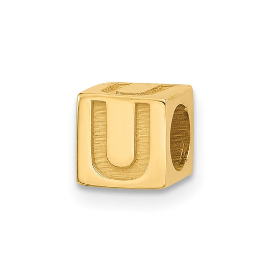 14ky Alphabet Bead Letter U